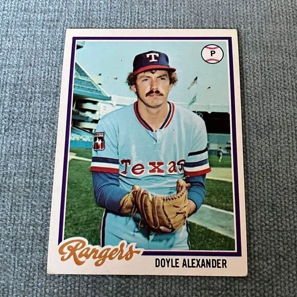1978 Topps Texas Rangers Baseball Card Trading Card