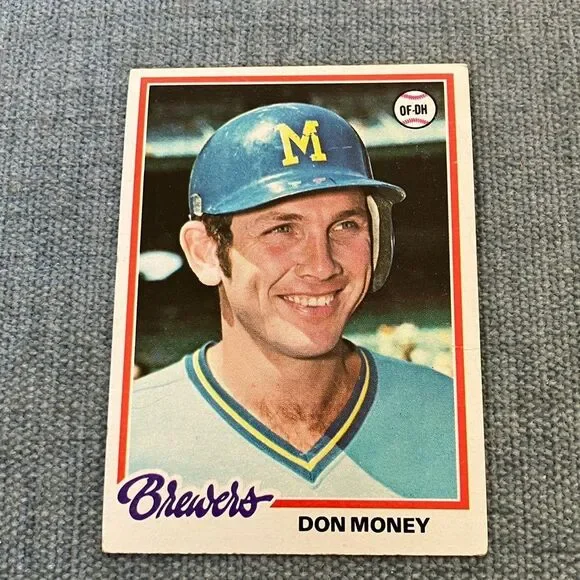1978 Topps Milwaukee Brewers Baseball Card Trading Card