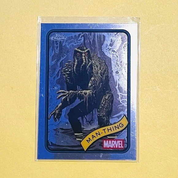 2025 Topps‎ Chrome Marvel Man-Thing #31 Base Card