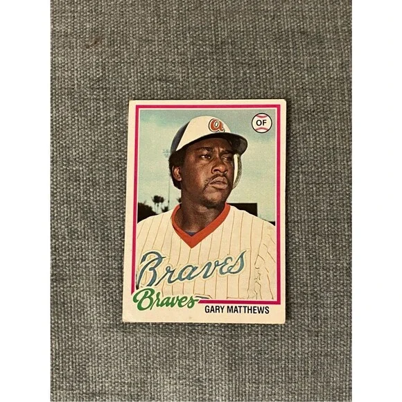 1978 Topps Atlanta Braves Baseball Card Trading Card
