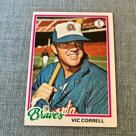 1978 Topps Atlanta Braves Baseball Card Trading Card