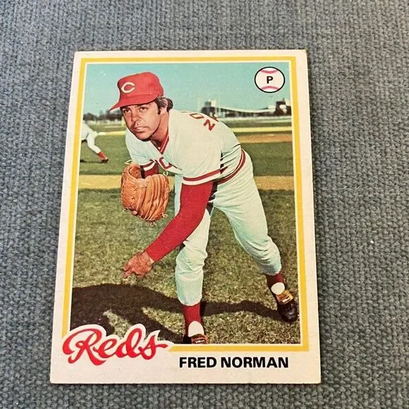1978 Topps Cincinnati Reds Baseball Card Trading Card
