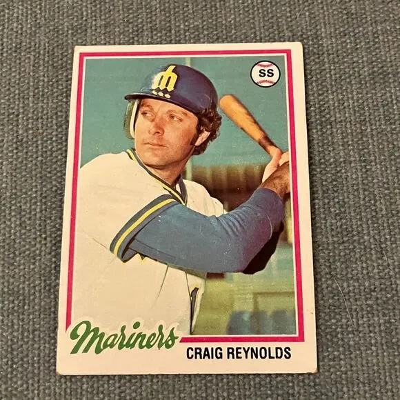 1978 Topps Seattle Mariners Baseball Card Trading Card