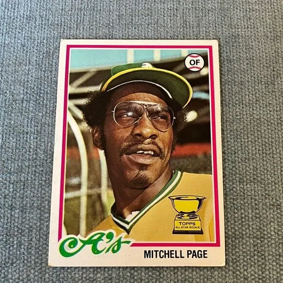 1978 Topps Oakland A's Baseball Card Trading Card