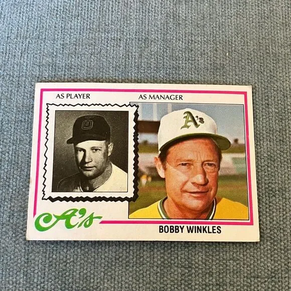 1978 Topps Oakland A's Baseball Card Trading Card