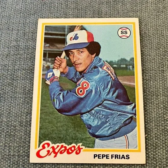 1978 Topps Montreal Expos Baseball Card Trading Card