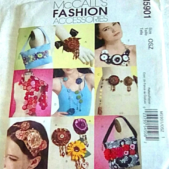 McCall's M5901 Yo-Yo treatments for accessories
