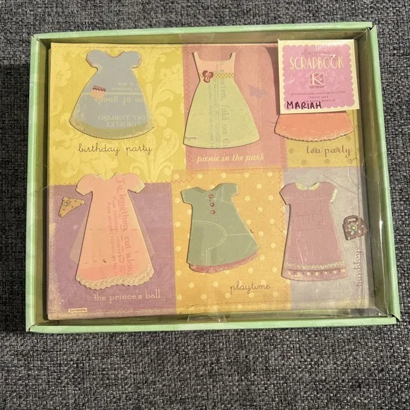 K & Co Photo album Scrapbook Journal Loveliness‎ Tea Party Playtime Vintage Rare