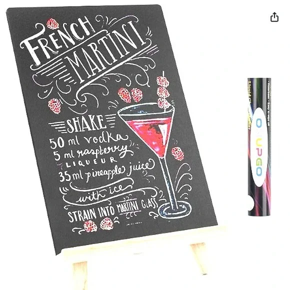 ONUPGO Chalkboard Signs with Easel, 8