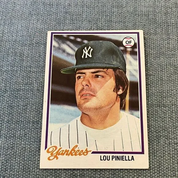 1978 Topps New York Yankees Baseball Card Trading Card