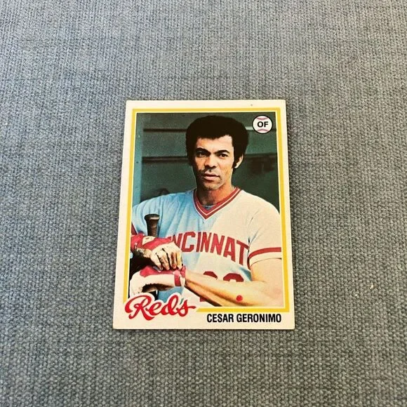1978 Topps Cincinnati Reds Baseball Card Trading Card
