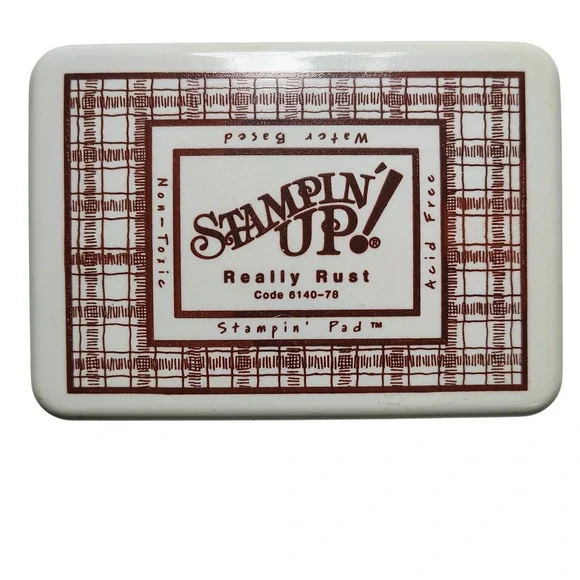 Stampin Up Really Rust Water Based Non Toxic Acid Free Ink‎ Pad Crafting