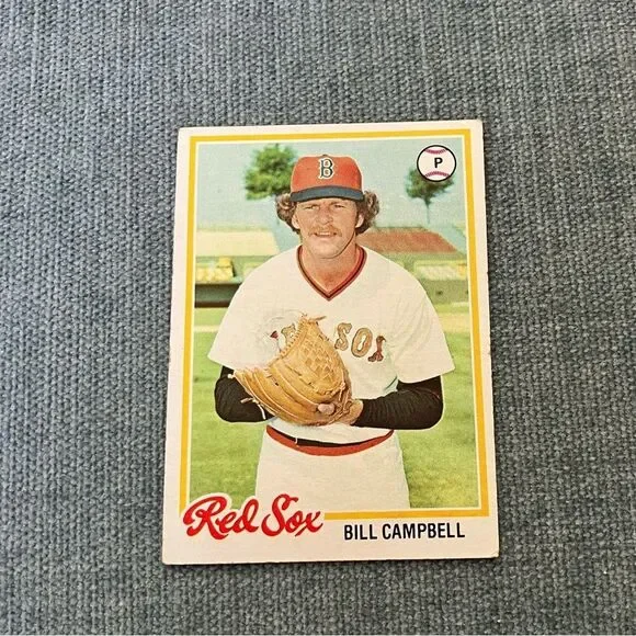 1978 Topps Boston Red Sox Baseball Card Trading Card