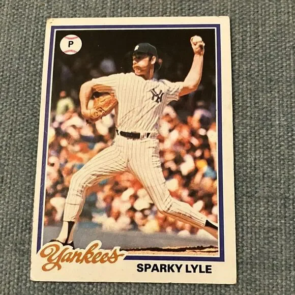 1978 Topps New York Yankees Baseball Card Trading Card