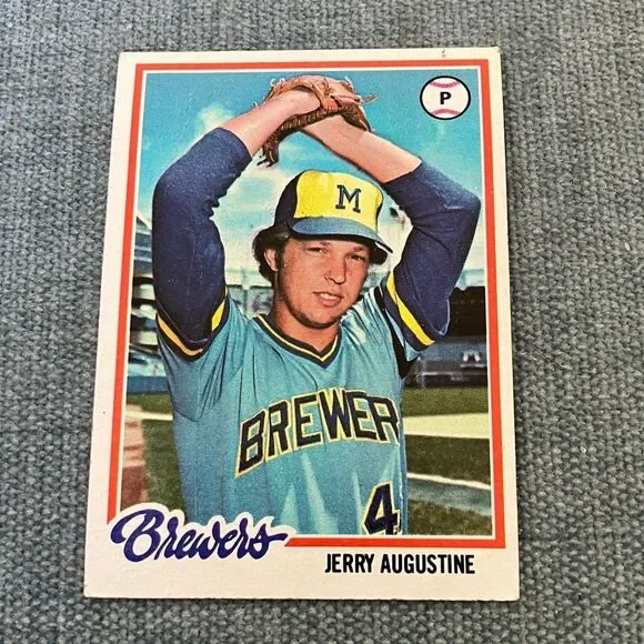 1978 Topps Milwaukee Brewers Baseball Card Trading Card