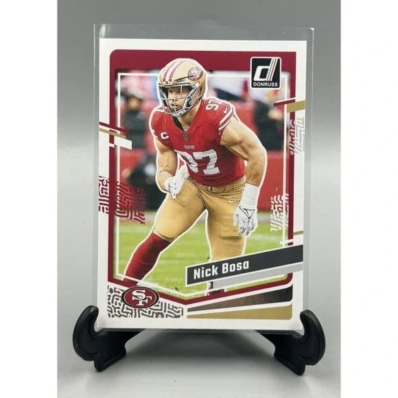 Nick Bosa 2023 Panini Donruss Football‎ Card Base #272 San Francisco 49ers