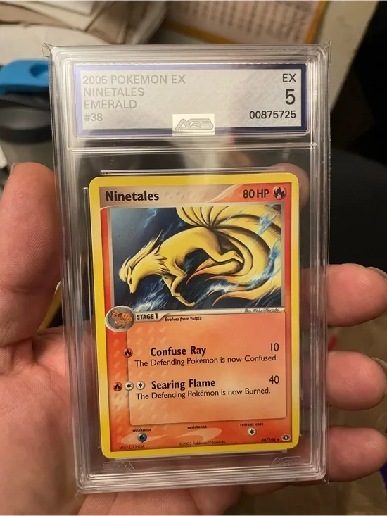 Pokemon Ninetales AGS graded