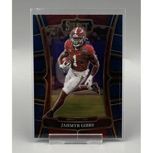2023 Panini Select Draft Picks Jahmyr Gibbs Rookie RC #10 Alabama‎ - LIONS