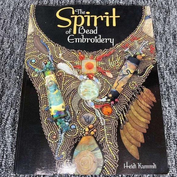 Kalmbach Books The Spirit of Bead Embroidery Heidi Kummli OS Black Multi Jewelry