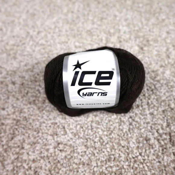 Ice Yarns Ande Alpaca Dark Brown Fine Yarn 50g‎ 350m 30% Alpaca 70% Acrylic
