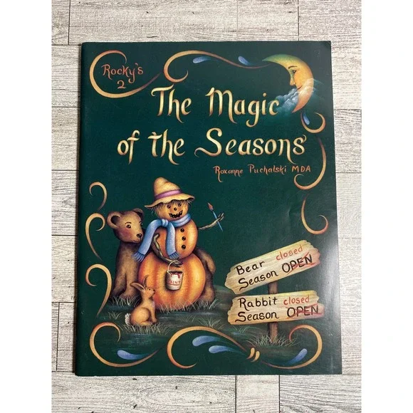 Rockys 2 Magic of the Seasons Roxanne Puchalski 1998 Decorative‎ Painting Book