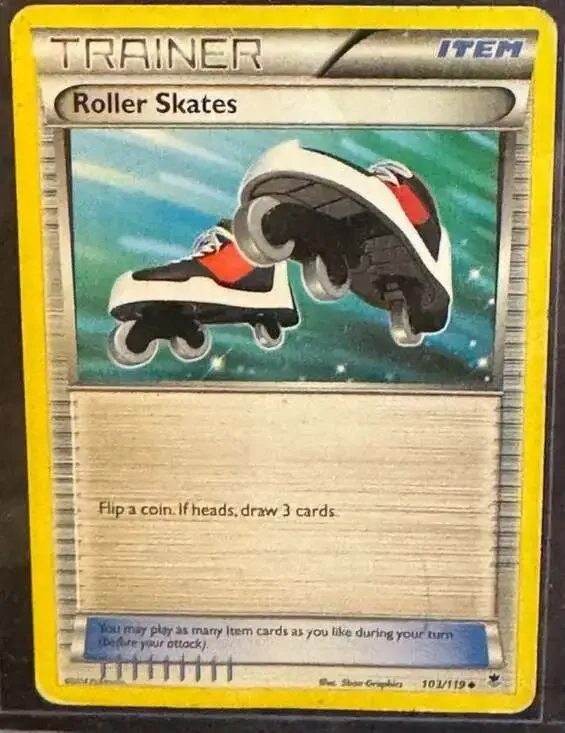 Roller Skates 103/119 Trainer Item Card - Pokemon XY Phantom Forces