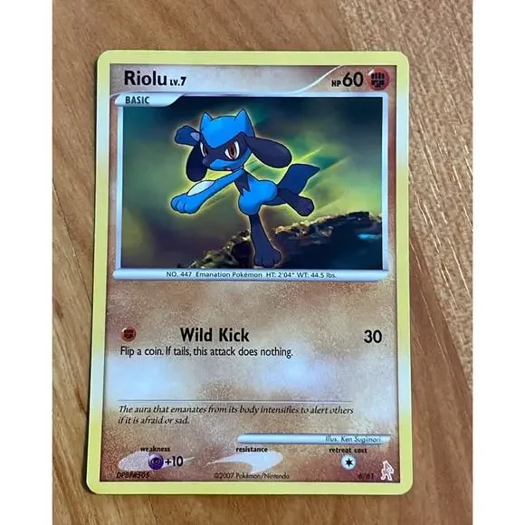 Riolu‎ Pokémon Card