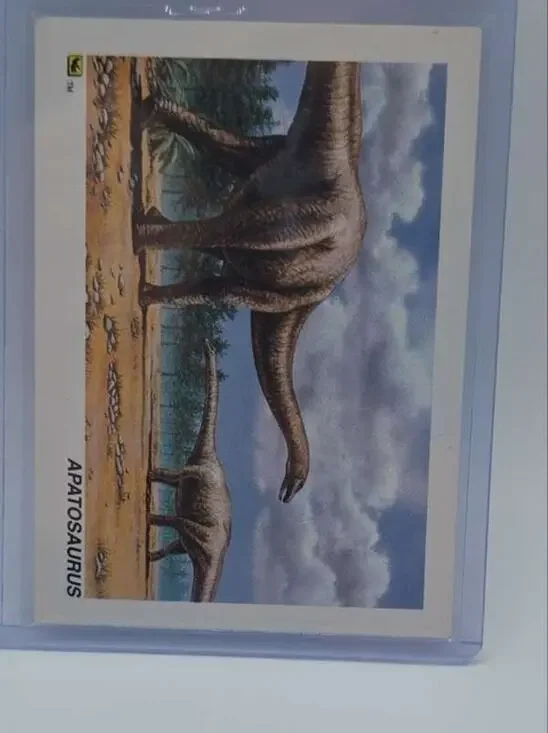 Vintage 1992 DinoCardz #35 Apatosaurus Collector Card