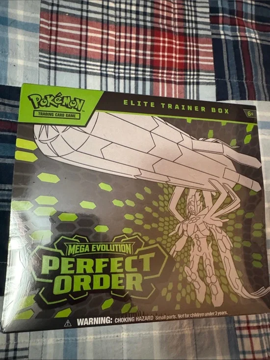Mega Evolution Perfect Order Elite Trainer Box New Pokémon TCG Trading Cards