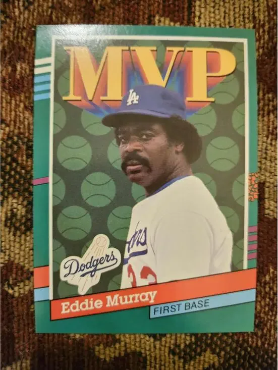 Eddie Murray - HOF - 1991 Donruss MVP card #405 MLB Baseball Card