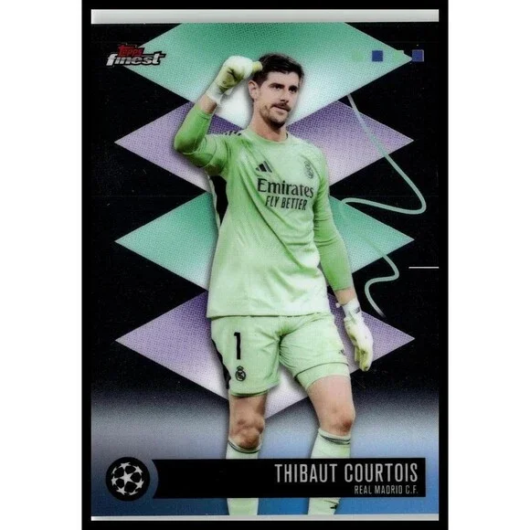 2026 Topps Finest Thibaut Courtois #518 Real Madrid CF Rare