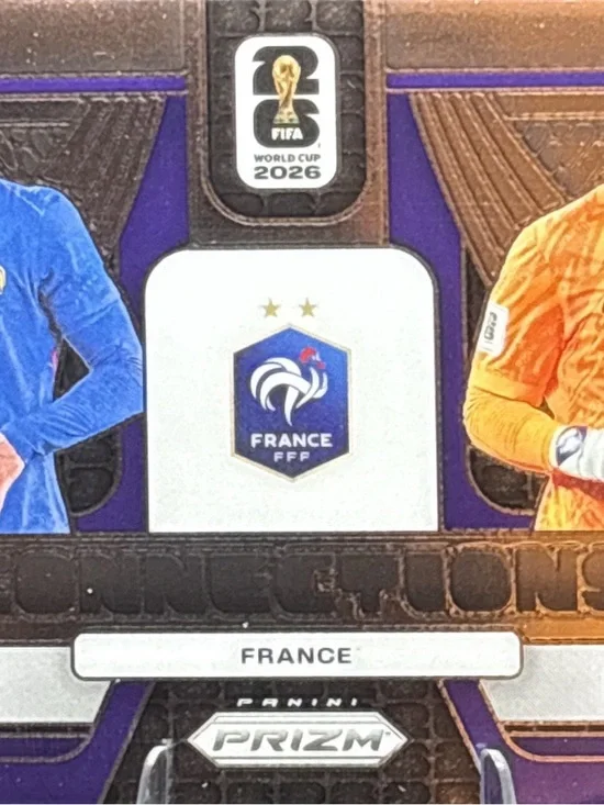 Panini France Connections Soccer Trading Card - Adrien Rabiot & Mike Maignan