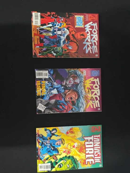 Force Works & Fantastic Force Comic Book Set Of 3