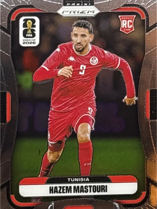 Panini Prizm Hazem Mastouri Rookie Soccer Card