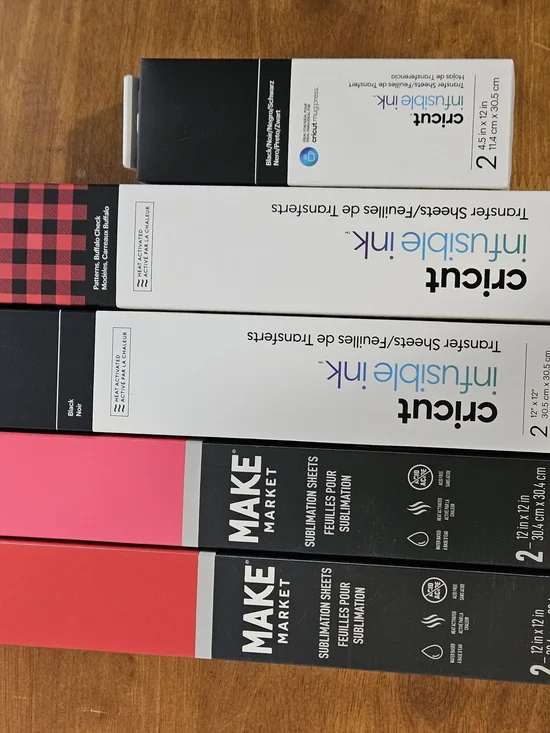Cricut Infusible Ink Transfer Sheets And Blanks