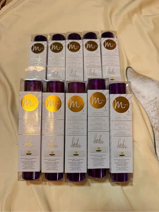 Heidi Swapp Purple Reactive Foil Roll lot of 10