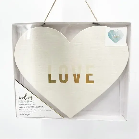 CRATE PAPER x American Crafts DIY Watercolor Project Color Reveal Hanging Decor