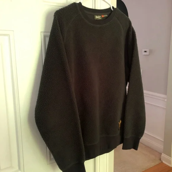 New: Howler Brothers Eleos Fleece Crewneck. Antique Black. Size Medium