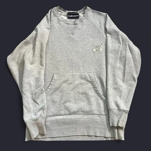 The Hundreds Gray Long Sleeve Crewneck Sweater Men's Size Medium Skate Surf