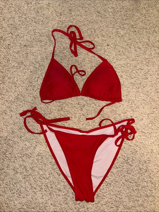 Red bikini