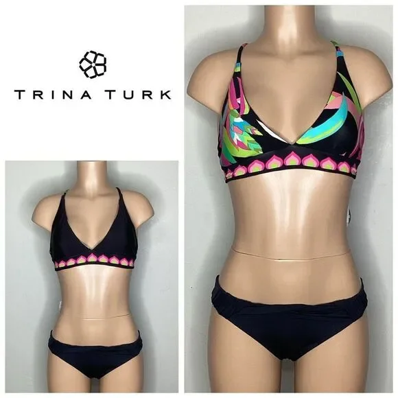 New. Trina Turk bikini set. Medium. Retails $159