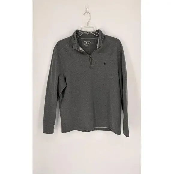 G.H. Bass‎ & Co. Embroidered Quarter-Zip Pullover Regular XL Cotton Blend