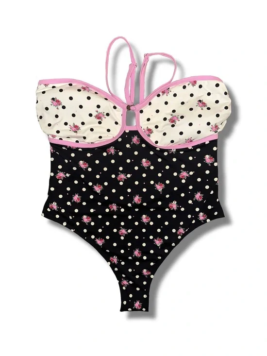 Victoria’s Secret PINK Floral Dot One Piece Swimsuit