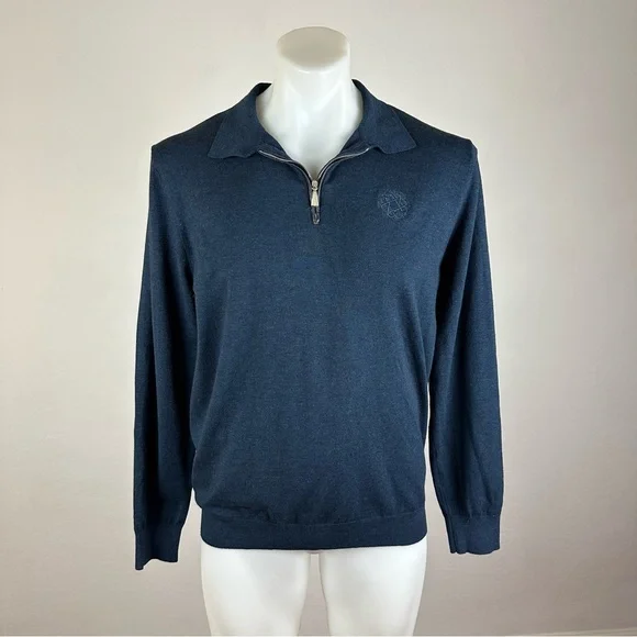 Johnny Manglani Cashmere Quarter-Zip Sweater