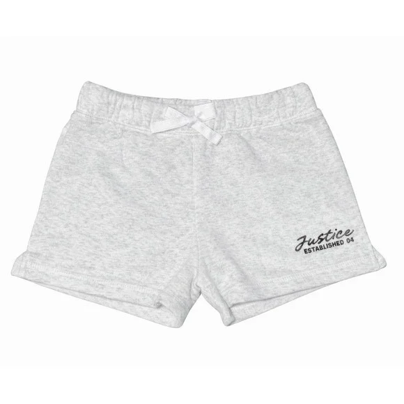 Justice Solid Sweatshorts Medium (10)‎ Heather Gray NWT