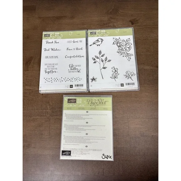 Stampin' Up! Petal Palette Stamp Set & Petals & More Dies