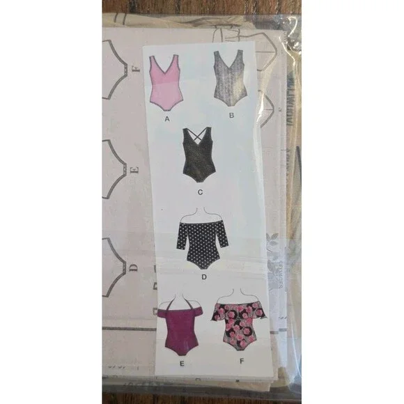 Simplicity D0646 Women’s Bodysuit Sewing Pattern Sizes 18W-26W Uncut