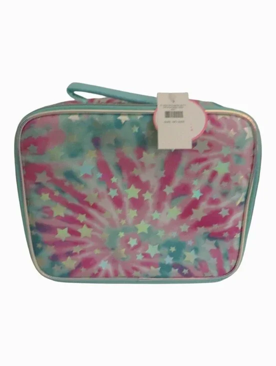 Justice Foil Stsrs And Tie Dye Lunch Tote Back To School Girls New