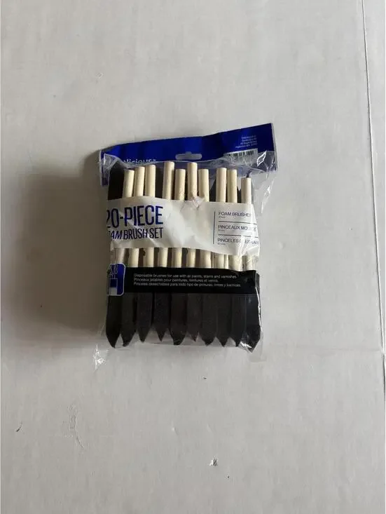 20 piece foam brush set