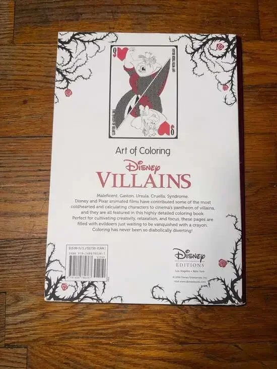 Art of Coloring: Disney Villains 100 Images to Inspire Creativity and Relaxation